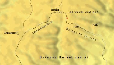 abraham between bethel and ai