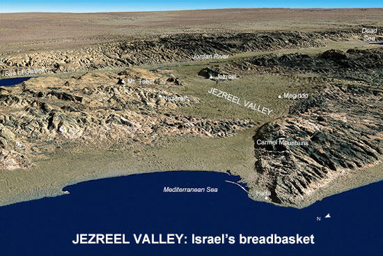jezreel valley__israel's breadbasket