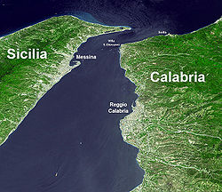 strait of messina, wikipedia