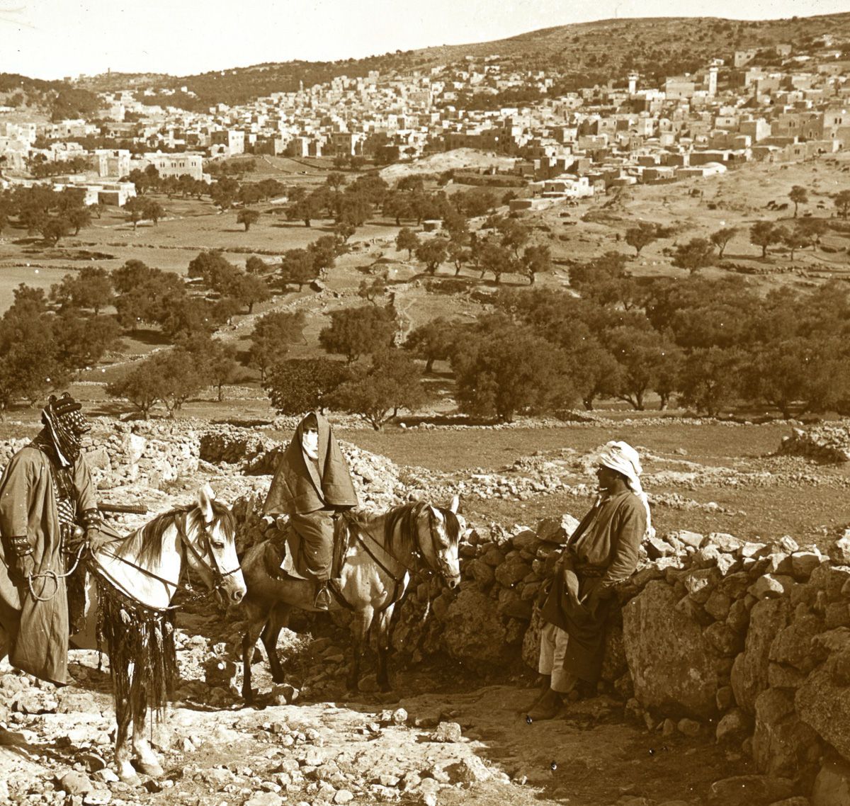the hill of hebron from the southeast (1915 photograph)