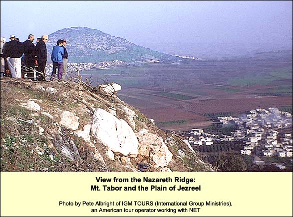 View from the Nazareth Ridge__Mt. Tabor and the Plain of Jezreel, Pete Albright